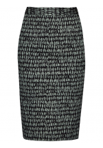French Connection Canyon Sands Pencil Skirt, Tribal Teal